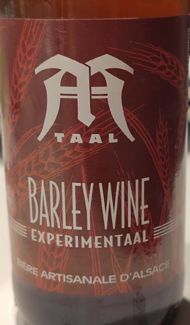 Experimentaal Barley Wine 12.0%, Brasserie Taal, France