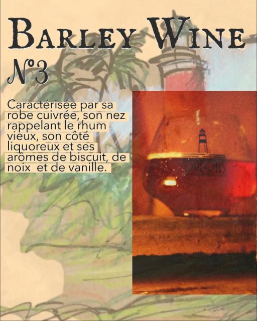 Barley Wine N°3 8.0%, Brasserie Dalons, France
