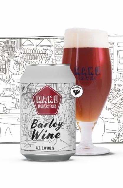 Barley Wine Vintage 2022 9.0%, Maku Brewing, Finland