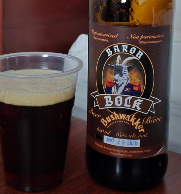 Baron Bock 6.0%, Bushwakker Brewing Co, Canada