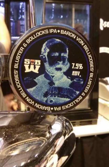 Baron Von Buster Bellicose's Bluster And Bollocks IPA 7.5%, Summer Wine Brewery, England