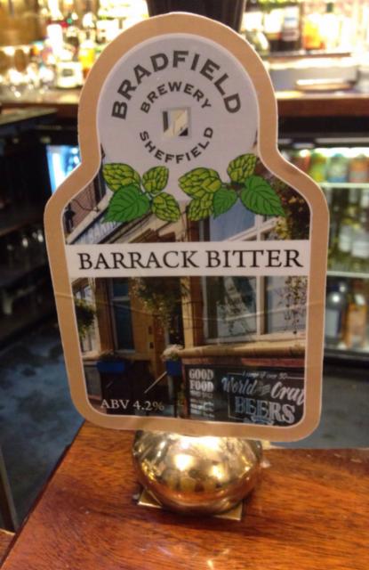 Barrack Bitter 4.2%, Bradfield Brewer, England