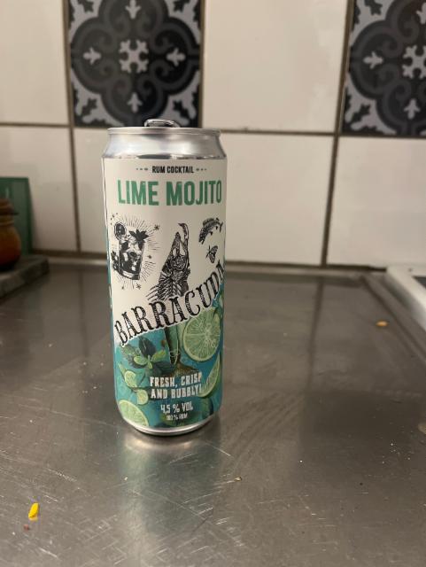 Barracuda lime mojito 4.5%, barracuda, Colombia