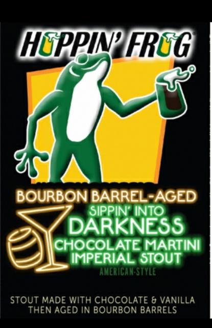 Barrel-Aged Sipping Into Darkness Chocolate Martini Imperial Stout 12.0%, Hoppin' Frog Brewery, United States