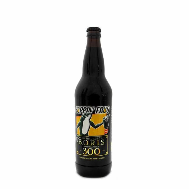 Barrel Aged B.o.r.i.s Batch Number 300 9.4%, Hoppin' Frog Brewery, United States