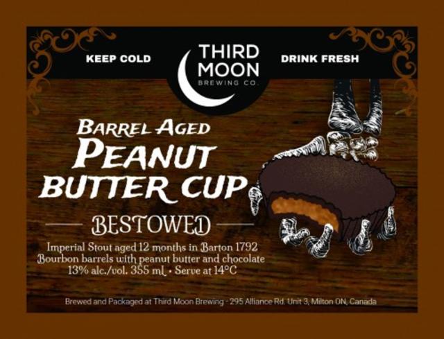 Barrel Aged Bestowed - Peanut Butter Cup 13.0%, Third Moon Brewing Company, Canada