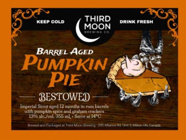 Barrel Aged Bestowed - Pumpkin Pie 13.0%, Third Moon Brewing Company, Canada
