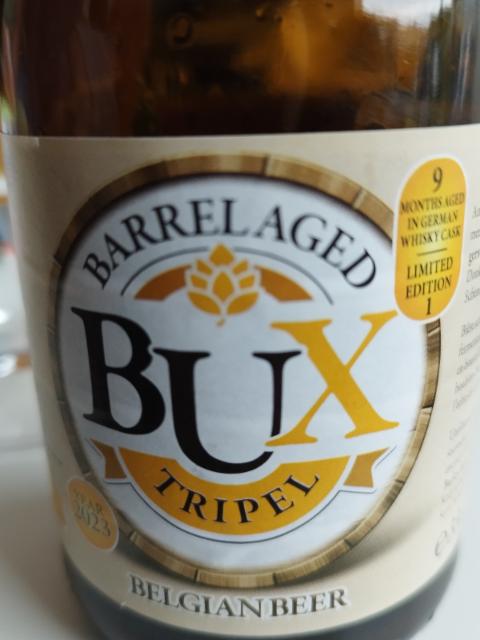 barrel aged bux tripel 10.5%, Brouwerij Biermaekers, Belgium