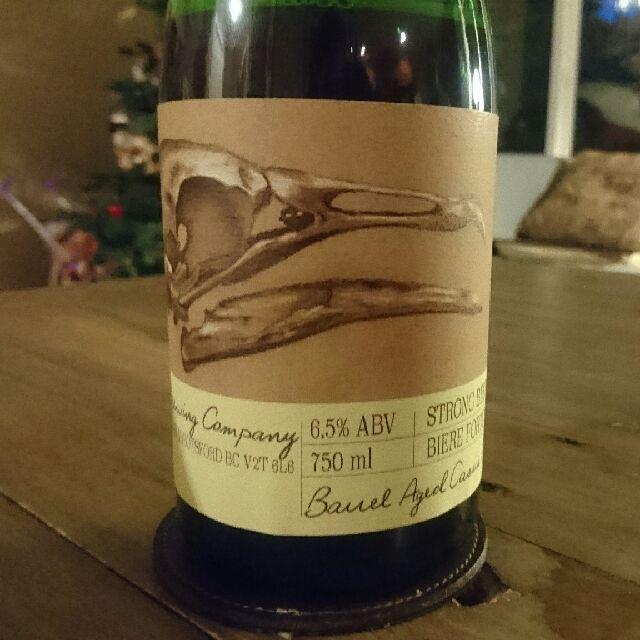 Skull Barrel Aged Cassis Saison 6.5%, Ravens Brewing, Canada