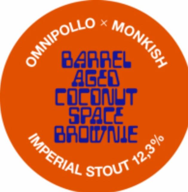 Barrel aged coconut Space brownie 12.3%, Omnipollo, Sweden