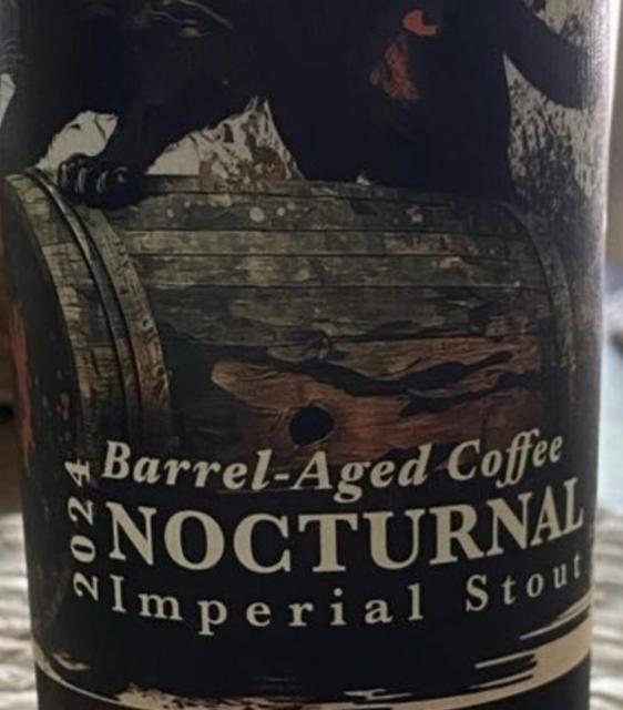 Barrel Aged Coffee Nocturnal Imperial Stout 10.5%, Oak Mountain Brewing Co, United States