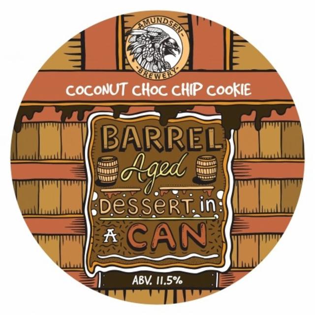 Barrel Aged Dessert In A Can - Coconut Choc Chip Cookie 11.5%, Amundsen Bryggeri, Norway