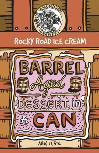 Barrel Aged Dessert In A Can - Rocky Road Ice Cream 11.5%, Amundsen Bryggeri, Norway