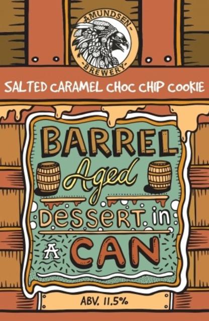 Barrel Aged Dessert In A Can - Salted Caramel Choc Chip Cookie 11.5%, Amundsen Bryggeri, Norway