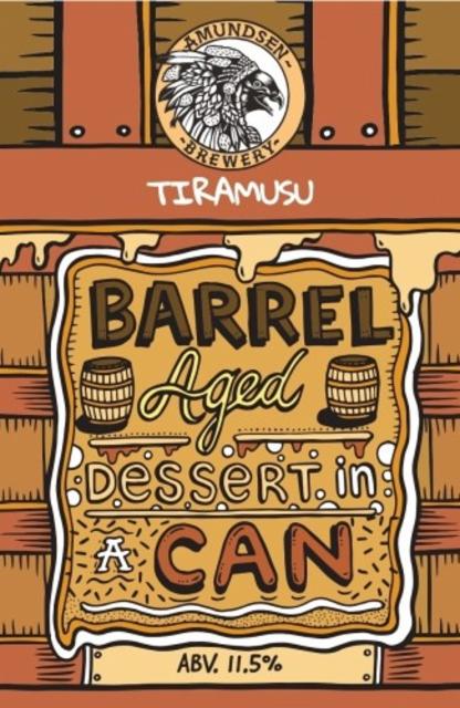 Barrel Aged Dessert In A Can - Tiramisu 11.5%, Amundsen Bryggeri, Norway