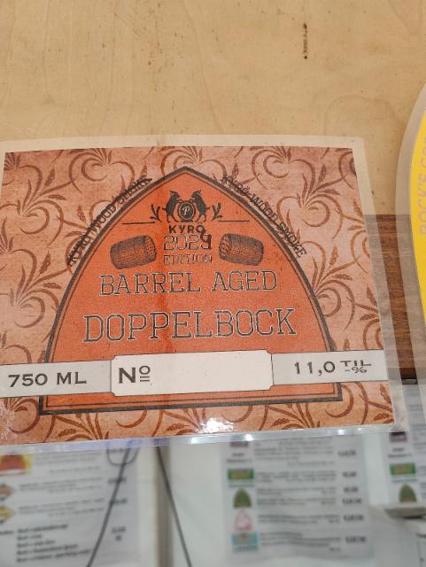 Barrel Aged Dobbelbock (Kyrö Whisky Barrel) (2024) 11.0%, Bock's Corner Brewery, Finland