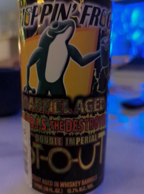 Barrel Aged Doris the destroyer (2023) 12.7%, Hoppin' Frog Brewery, United States