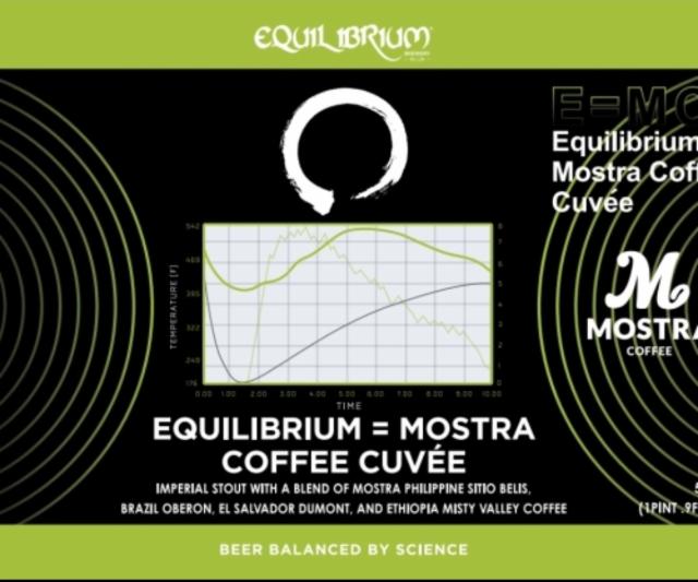 Barrel Aged Equilibrium = Mostra Coffee Cuvée 17.0%, Equilibrium Brewery, United States