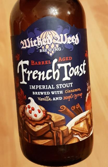 Barrel Aged French Toast 11.4%, Wicked Weed Brewing, United States