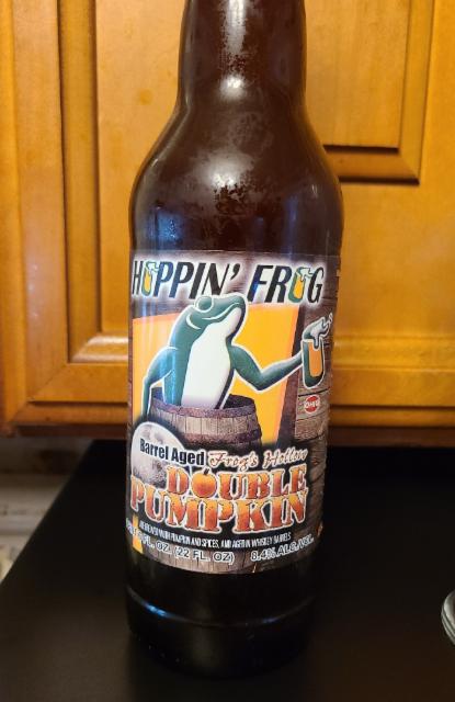 Barrel Aged Frog's Hollow Double Pumpkin 8.4%, Hoppin' Frog Brewery, United States