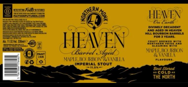 BARREL AGED HEAVEN 11.5%, Northern Monk Brew Co., England