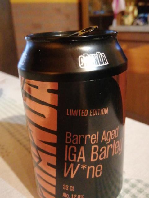 barrel aged iga barley w*ne 12.0%, Birrificio Della Granda, Italy