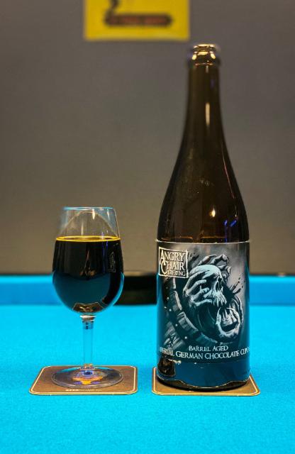 Barrel Aged Imperial German Chocolate Cupcake Stout 2018 11.0%, Angry Chair Brewing Company, United States