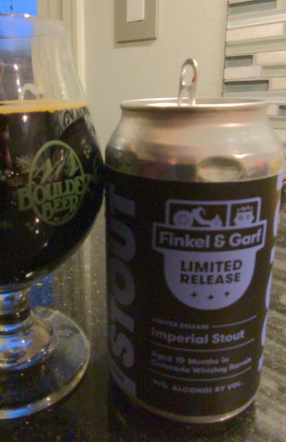 Barrel Aged Imperial Oatmeal Stout 14.0%, Finkel & Garf Brewing Company, United States