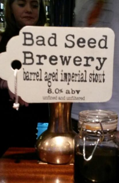 Barrel Aged Imperial Stout 8.0%, Bad Seed Brewery, England