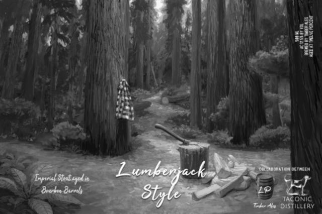 Barrel Aged Lumberjack Style 2022 (Black Wax) 12.5%, Timber Ales, United States