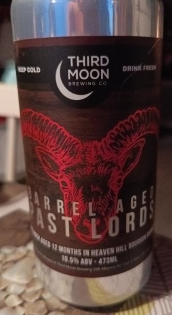 Barrel Aged Past Lords 10.5%, Third Moon Brewing Company, Canada