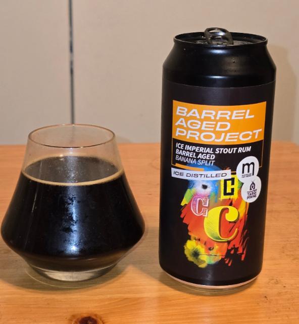 Barrel Aged Project - Ice Imperial Stout Rum Barrel Aged - Banana Split 15.5%, Browar Maryensztadt, Poland