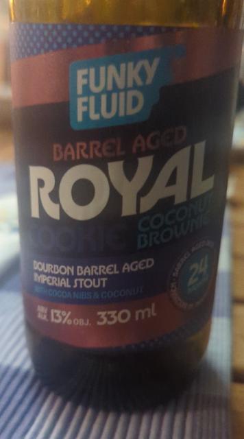 barrel aged royal cookie coconut brownie 13.0%, Funky Fluid, Poland