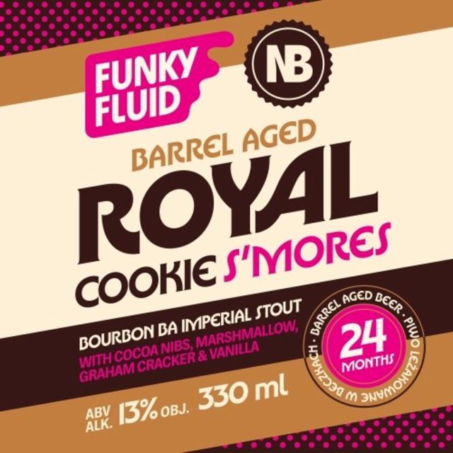 Barrel Aged Royal Cookie: S'mores 13.0%, Funky Fluid, Poland