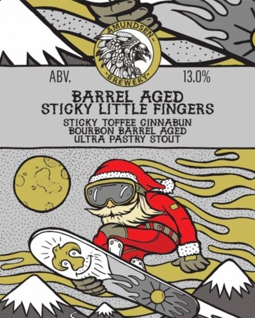 Barrel Aged Sticky Little Fingers (2021) 13.0%, Amundsen Bryggeri, Norway