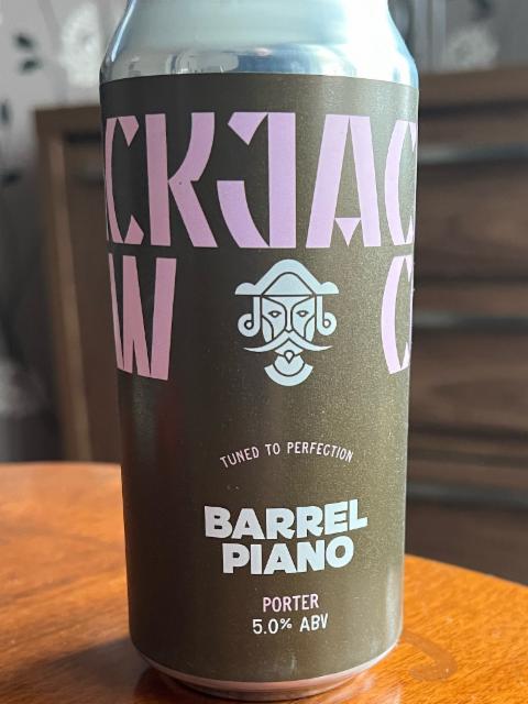 Barrel Piano 5.0%, Blackjack Brewing Company, England