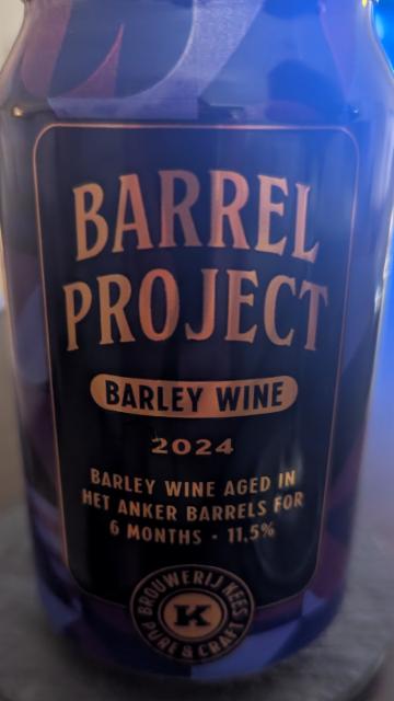 Barrel Project 2024 Barley Wine aged in anker barrels 11.5%, Brouwerij Kees, Netherlands