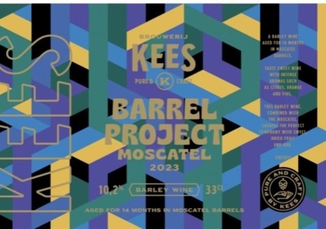 Barrel Project Moscatel 2023 10.2%, Brouwerij Kees, Netherlands