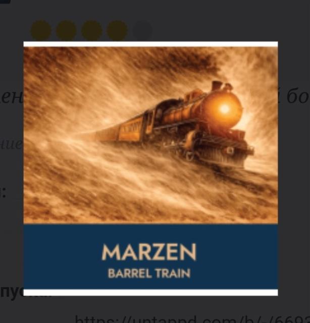 Barrel Train 6.0%, Stamm Brewing, Russia