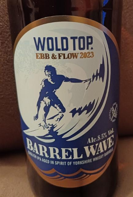 Barrel Wave Ebb & Flow 2023 8.5%, Wold Top Brewery, England