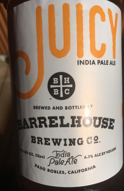 Juicy India Pale Ale 6.5%, BarrelHouse Brewing Company, United States