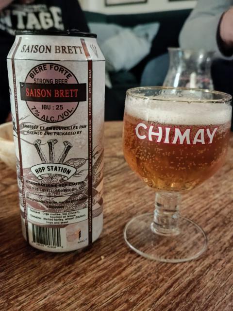 Barriquée Saison 2024 7.0%, Microbrasserie Hop Station, Canada