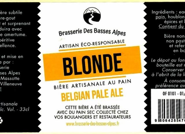 Basses Alpes Blonde, Brasserie Des Basses Alpes