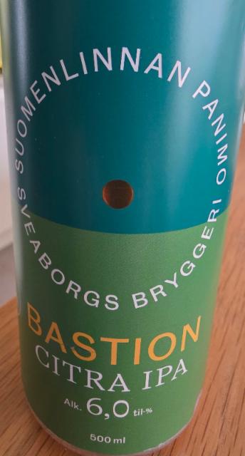 Bastion citra ipa 6.0%, Suomenlinnan Panimo, Finland