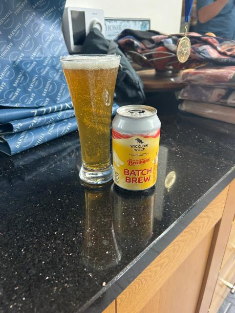Batch Brew Brennans 4.0%, Wicklow Wolf Brewing, Ireland