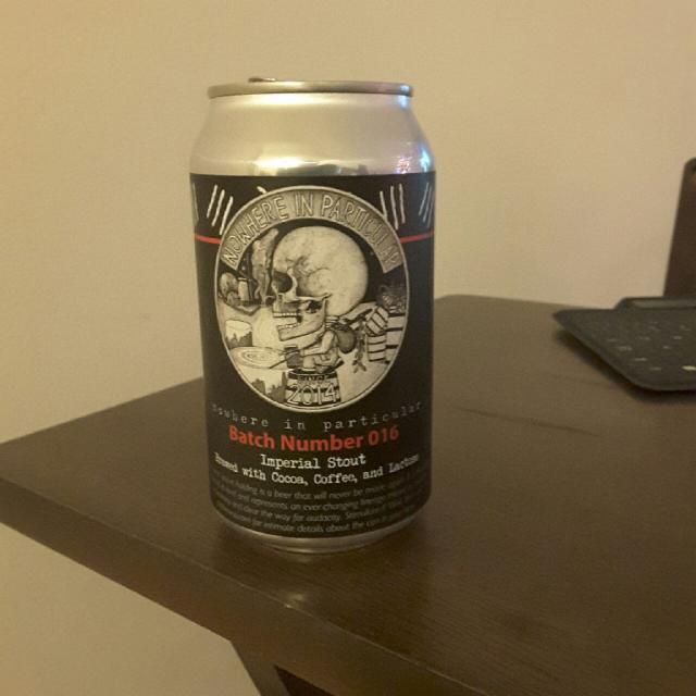 Batch Number 016 10.2%, Nowhere In Particular Brewing Company, United States