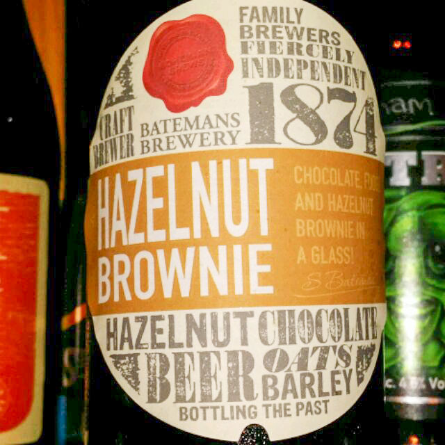 Hazelnut Brownie 4.7%, Batemans Brewery, England
