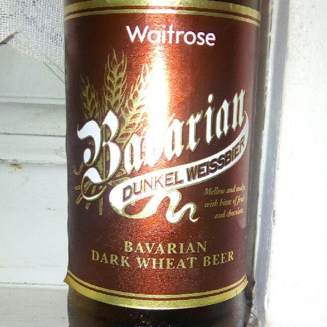 Bavarian Dunkel Weissbier 5.0%, Waitrose, England