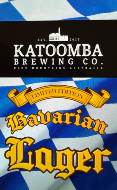Bavarian Lager 5.0%, Katoomba Brewing - The Carrington, Australia