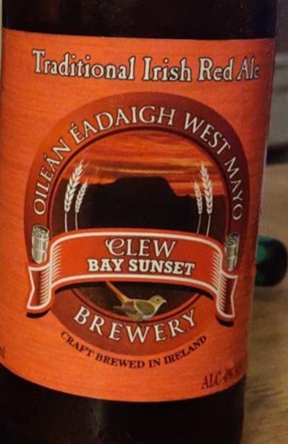 Clew Bay Sunset 4.0%, West Mayo Brewery, Ireland
